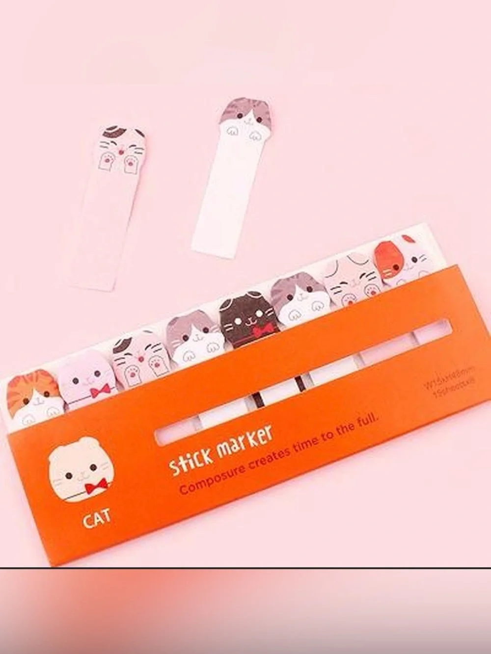 $2 Cat Sticky Marker Tabs $2 WITH ANY $10 ORDER OR MORE